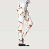 Braunes Hirschmuster Leggings (Rechts)