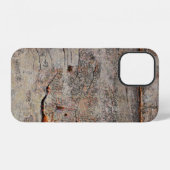 Braunes Holz iPhone Hülle (Rückseite (Horizontal))