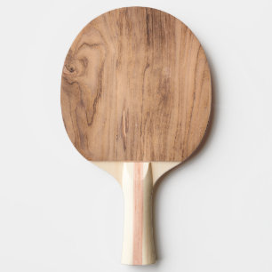 Braunes Holz Muster Tischtennis Schläger