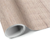 Braunes Holz sieht klassisch rustikal Nostalgisch  Geschenkpapier (Rolleneckpunkt)