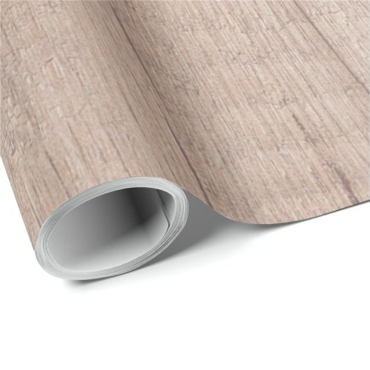 Braunes Holz sieht klassisch rustikal Nostalgisch  Geschenkpapier (Rolleneckpunkt)