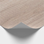 Braunes Holz sieht klassisch rustikal Nostalgisch  Geschenkpapier (Ecke)