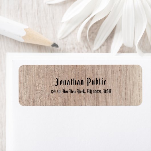 Braunes Holzbrett Aussehen altes Text-Script (Insitu)