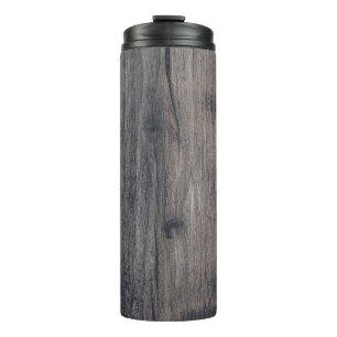 Braunes Holzbrett Thermosbecher