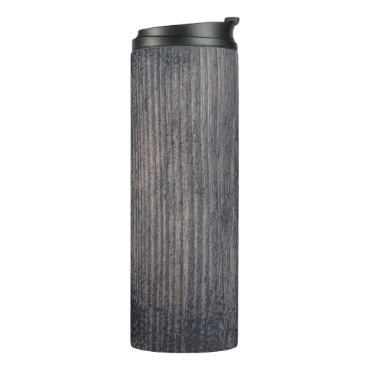 Braunes Holzbrett Thermosbecher (Nach links gedreht)