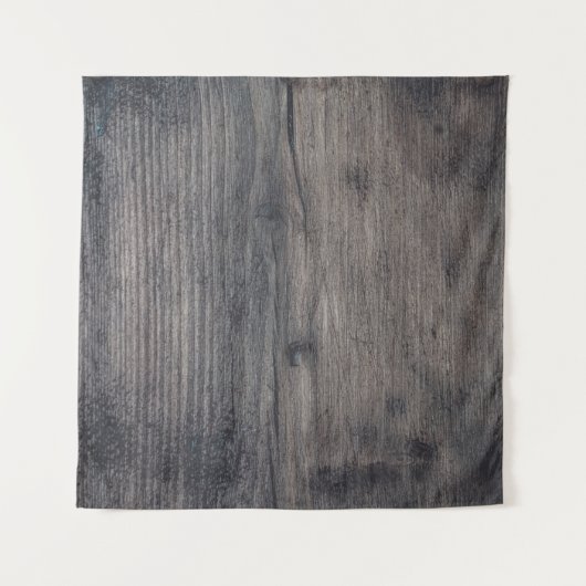 Braunes Holzbrett Wandteppich (Vorderseite)