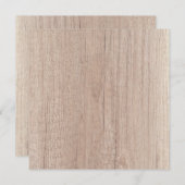 Braunes Holzschautafel Elegante Ledervorlage (Vorne/Hinten)