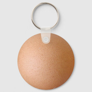 Braunes Hühnereier Schlüsselanhänger