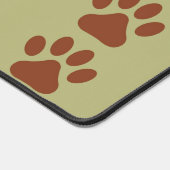 Braunes Hundeschwulst Schreibtischunterlage (Ecke)