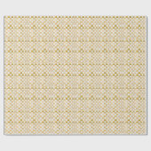 Braunes kariertes dekoratives Geschenkpapier (Flach)