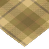 Braunes Kariertes Muster Tischdecke (Schrägansicht)