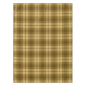Braunes Kariertes Muster Tischdecke (Vorderseite)