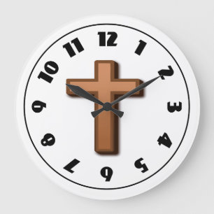 Braunes Kreuz Uhr