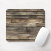 Braunes Kunstholz Mousepad (Mit Mouse)