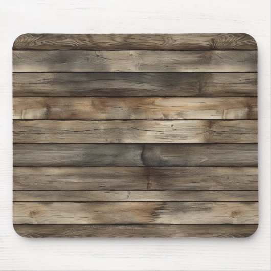 Braunes Kunstholz Mousepad (Vorne)