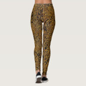 "Braunes Kunstleder" Leggings (Rückseite)