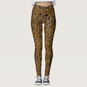 "Braunes Kunstleder" Leggings (Vorderseite)