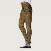 "Braunes Kunstleder" Leggings (Links)