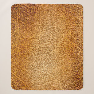 Braunes Leder: Detaillierte Textur Nahaufnahme Sherpadecke