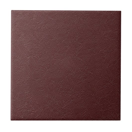 Braunes Leder Fliese (Vorderseite)