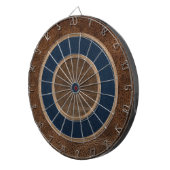 Braunes Leder Look Dartboard Dartscheibe (Vorderseite rechts)