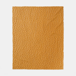 Braunes Leder, Nahaufnahme Textur Hintergrund. Fleecedecke