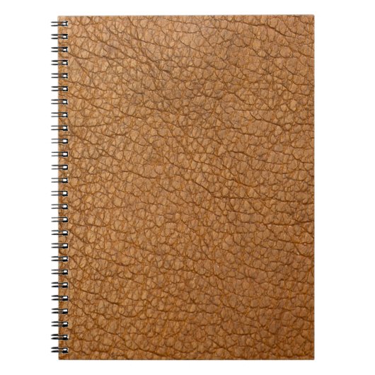 Braunes Leder Notizblock (Vorderseite)