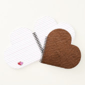 braunes Leder Notizblock (Innenseite)