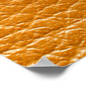 Braunes Leder, Textur-Hintergrund geschlossen. Poster (Ecke)