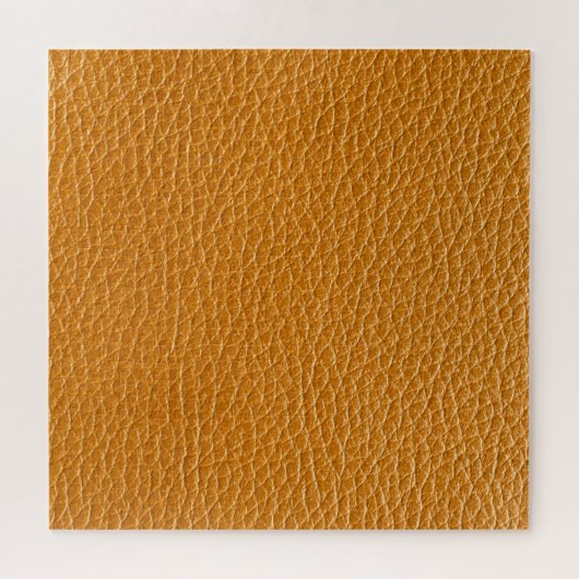Braunes Leder, Textur-Hintergrund geschlossen. Puzzle (Horizontal)