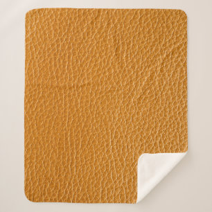 Braunes Leder, Textur-Hintergrund geschlossen. Sherpadecke