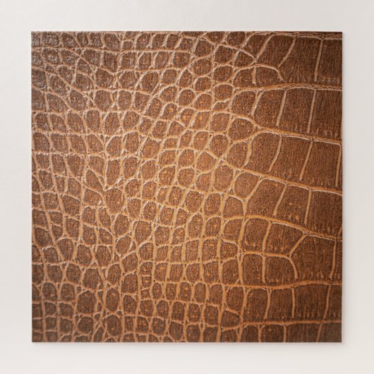 Braunes Leder Textur, Verwendung im Hintergrund. Puzzle (Vertikal)
