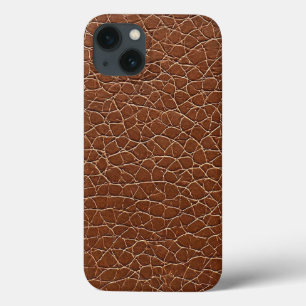 Braunes Ledereffekt-Muster Case-Mate iPhone Hülle