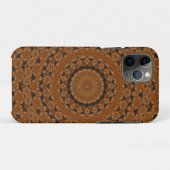 Braunes Mandala-Rad... Case-Mate iPhone Hülle (Rückseite (Horizontal))