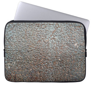 Braunes Metallkorrosionsmuster Laptopschutzhülle