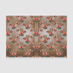 Braunes Mushroom Dekoupage Crafting Paper Seidenpapier