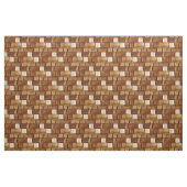 Braunes Muster Stoff (Fat Quarter (45,7 x 55,9 cm))