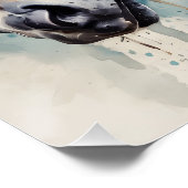 Braunes Pferd 6 Poster (Ecke)