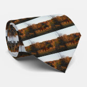 Braunes Pferd im Herbstfest Krawatte (Gerollt)