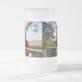 Braunes Pferd, Tulip genannt, Mattglas Bierglas (Mittel)