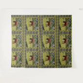 Braunes Pferdeweiden mit gleichem Bild; Wandteppich (Vorderseite (Horizontal))