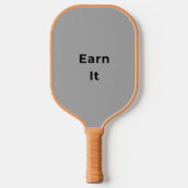 braunes Pickleball-Paddle Pickleball Schläger (Vorderseite)