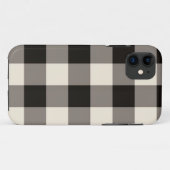 Braunes Quadrat Karo Case-Mate iPhone Hülle (Rückseite (Horizontal))