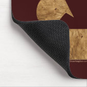 Braunes Recycle Mousepad (Ecke)