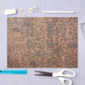 Braunes rostes Korrosionsmuster 2 Seidenpapier (Handwerk)