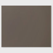 Braunes rustikales, festes, neutrales Gradientenpa Geschenkpapier (Flach)