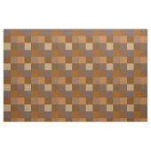 Braunes Schachbrettmuster Stoff (Fat Quarter (45,7 x 55,9 cm))