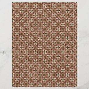Braunes Scrapbook-Papierblatt