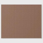 Braunes Spinngewebe Geschenkpapier (Flach)