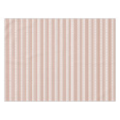 Braunes Streifenmuster mit Sternen Tischdecke (Vorderseite (Horizontal))